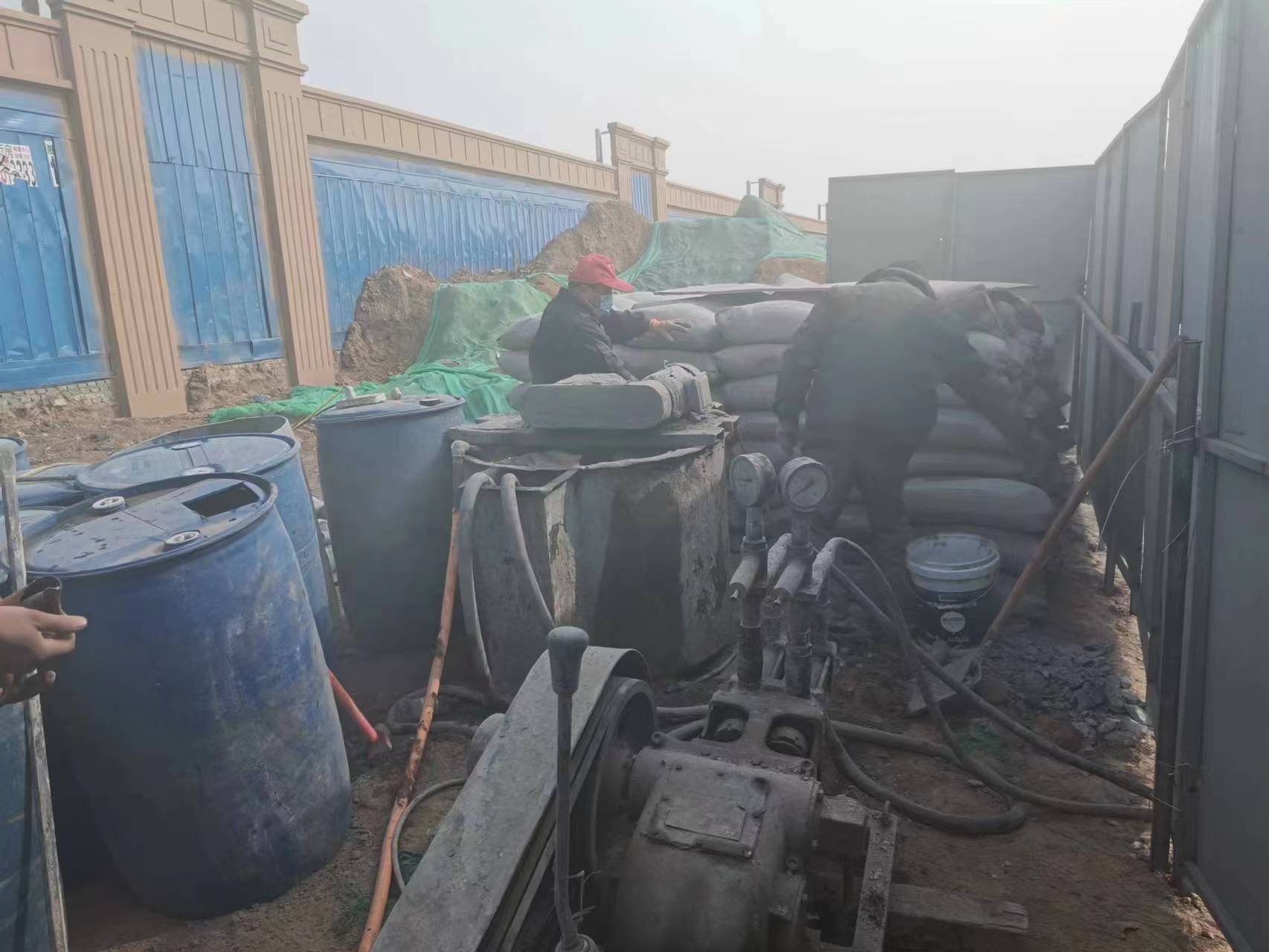 涞源地基沉降注浆加固